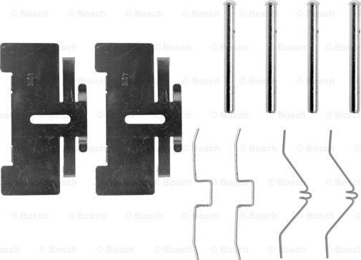 BOSCH 1 987 474 023 - Комплектуючі, колодки дискового гальма autocars.com.ua