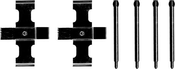 BOSCH 1 987 474 066 - Комплектуючі, колодки дискового гальма autocars.com.ua