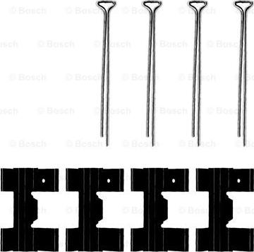 BOSCH 1 987 474 115 - Комплектующие для колодок дискового тормоза avtokuzovplus.com.ua