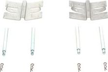 BOSCH 1 987 474 345 - Комплектуючі, колодки дискового гальма autocars.com.ua