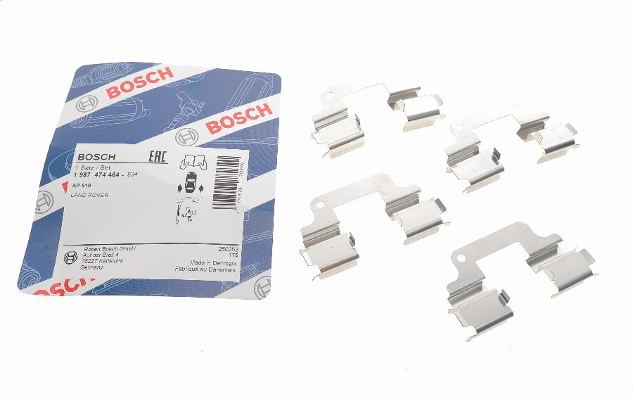 BOSCH 1 987 474 464 - Комплектующие для колодок дискового тормоза avtokuzovplus.com.ua