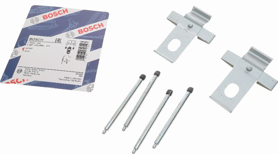 BOSCH 1 987 474 659 - Комплектующие для колодок дискового тормоза avtokuzovplus.com.ua