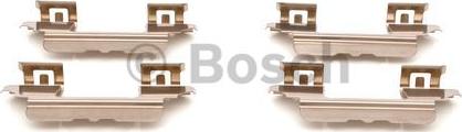 BOSCH 1 987 474 809 - Комплектуючі, колодки дискового гальма autocars.com.ua