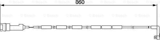 BOSCH 1 987 474 922 - Сигнализатор, износ тормозных колодок avtokuzovplus.com.ua