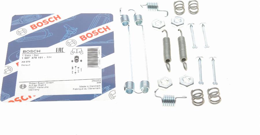 BOSCH 1 987 475 101 - Комплектуючі, барабанний гальмівний механізм autocars.com.ua