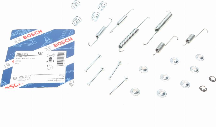 BOSCH 1 987 475 157 - Комплектующие, барабанный тормозной механизм avtokuzovplus.com.ua