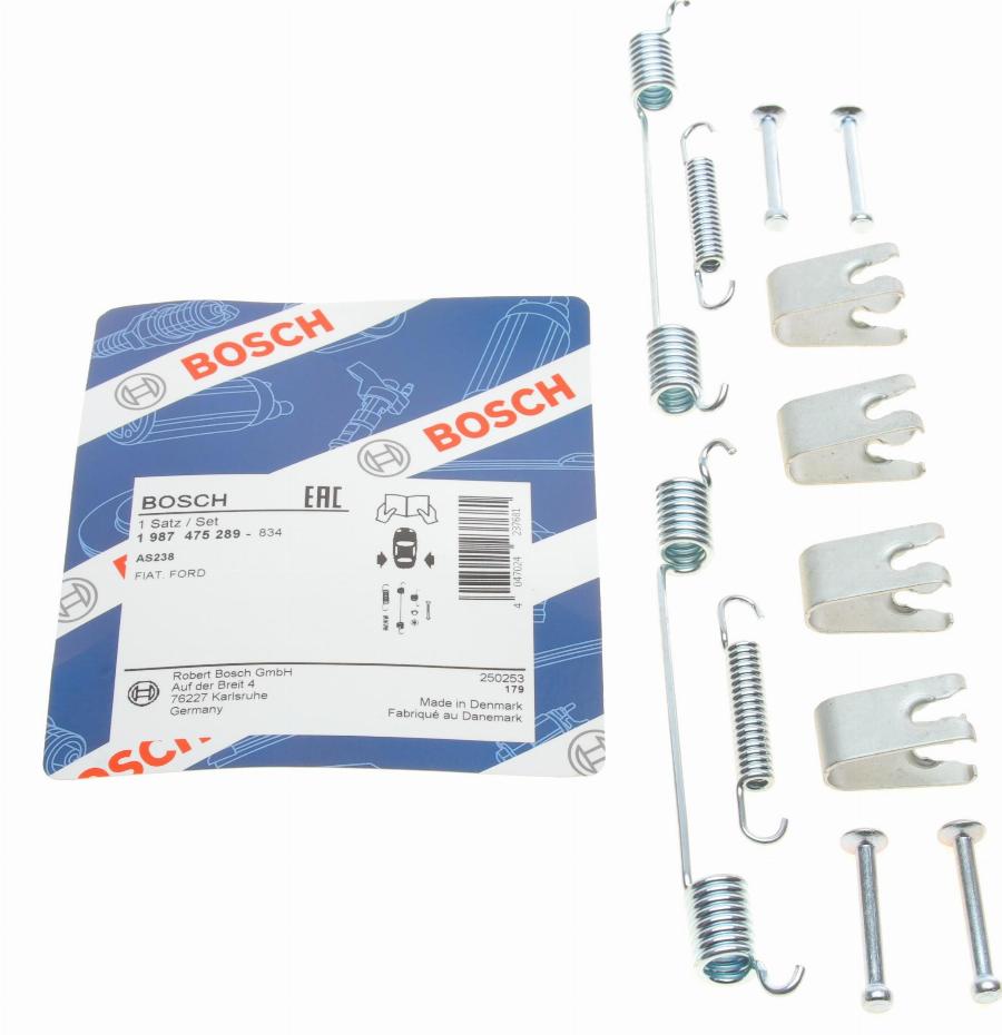 BOSCH 1 987 475 289 - Комплектующие, барабанный тормозной механизм avtokuzovplus.com.ua