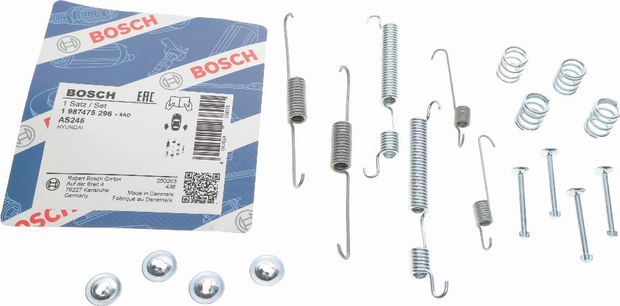 BOSCH 1 987 475 296 - Комплектующие, барабанный тормозной механизм avtokuzovplus.com.ua