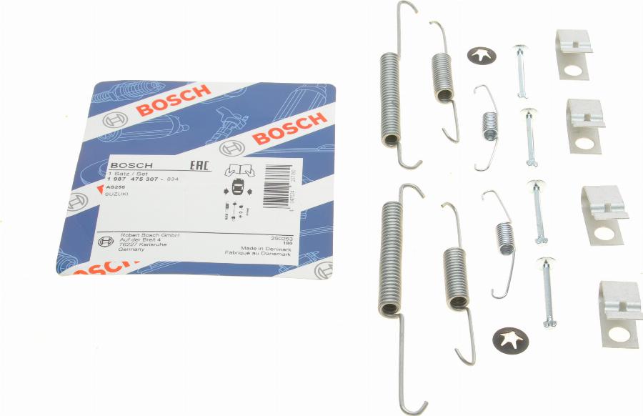 BOSCH 1 987 475 307 - Комплектуючі, барабанний гальмівний механізм autocars.com.ua