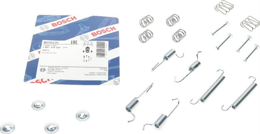 BOSCH 1 987 475 324 - Комплектуючі, гальмівна система autocars.com.ua