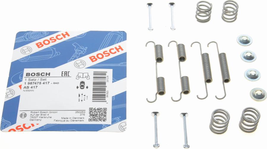 BOSCH 1 987 475 417 - Комплектующие, стояночная тормозная система avtokuzovplus.com.ua