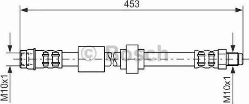 BOSCH 1 987 476 064 - Гальмівний шланг autocars.com.ua