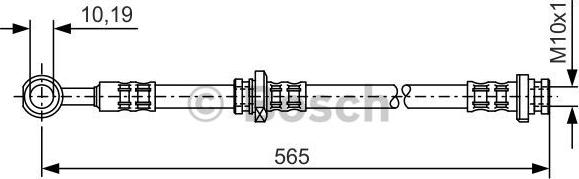 BOSCH 1 987 476 133 - Тормозной шланг avtokuzovplus.com.ua