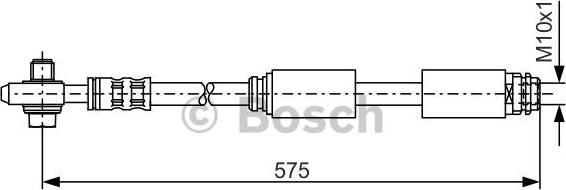 BOSCH 1 987 476 172 - Гальмівний шланг autocars.com.ua