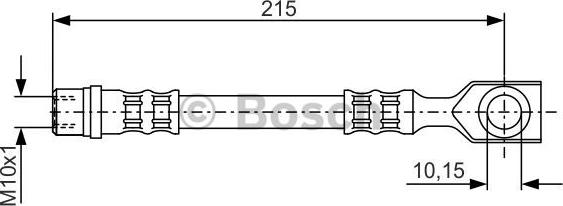 BOSCH 1 987 476 201 - Тормозной шланг autodnr.net