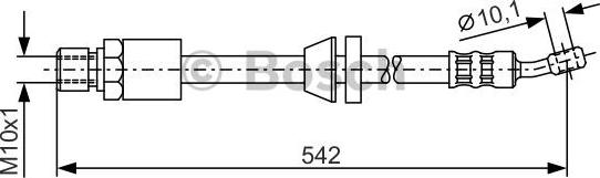 BOSCH 1 987 476 243 - Тормозной шланг avtokuzovplus.com.ua