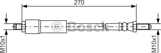BOSCH 1 987 476 262 - Гальмівний шланг autocars.com.ua