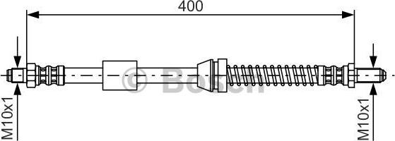 BOSCH 1 987 476 441 - Гальмівний шланг autocars.com.ua