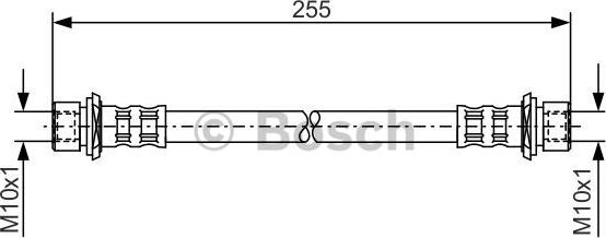 BOSCH 1 987 476 457 - Тормозной шланг avtokuzovplus.com.ua