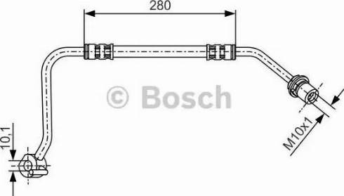 BOSCH 1 987 476 505 - Тормозной шланг autodnr.net