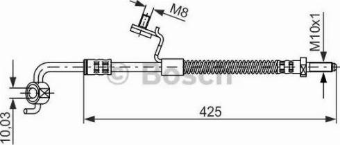 BOSCH 1 987 476 565 - Тормозной шланг avtokuzovplus.com.ua