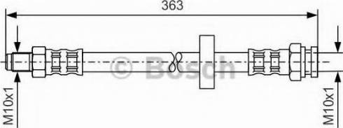 BOSCH 1 987 476 646 - Тормозной шланг autodnr.net