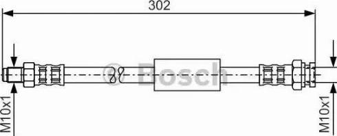 BOSCH 1 987 476 682 - Тормозной шланг autodnr.net