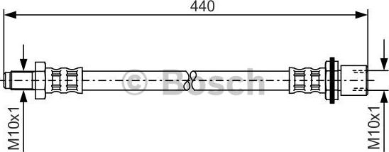 BOSCH 1 987 476 940 - Тормозной шланг autodnr.net