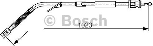 BOSCH 1 987 477 125 - Трос, гальмівна система autocars.com.ua