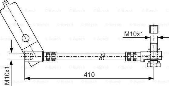 BOSCH 1 987 481 046 - Гальмівний шланг autocars.com.ua