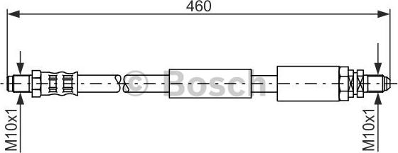 BOSCH 1 987 481 114 - Тормозной шланг avtokuzovplus.com.ua