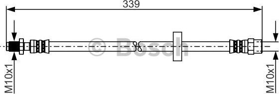 BOSCH 1 987 481 236 - Тормозной шланг autodnr.net