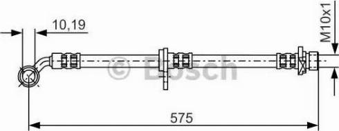 BOSCH 1 987 481 292 - Гальмівний шланг autocars.com.ua