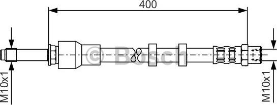 BOSCH 1 987 481 296 - Тормозной шланг autodnr.net