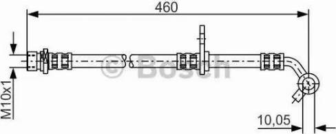 BOSCH 1 987 481 305 - Гальмівний шланг autocars.com.ua