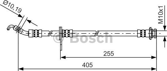 BOSCH 1 987 481 403 - Гальмівний шланг autocars.com.ua