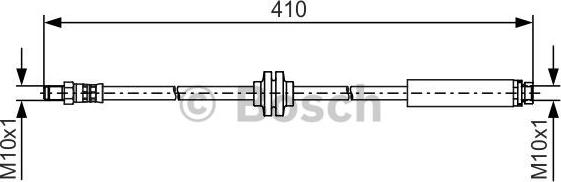 BOSCH 1 987 481 492 - Тормозной шланг avtokuzovplus.com.ua