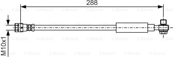 BOSCH 1 987 481 A26 - ГАЛЬМІВНИЙ ШЛАНГ autocars.com.ua