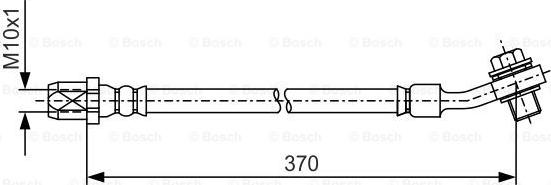 BOSCH 1 987 481 A42 - Тормозной шланг avtokuzovplus.com.ua