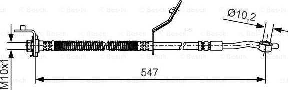 BOSCH 1 987 481 A56 - Тормозной шланг avtokuzovplus.com.ua