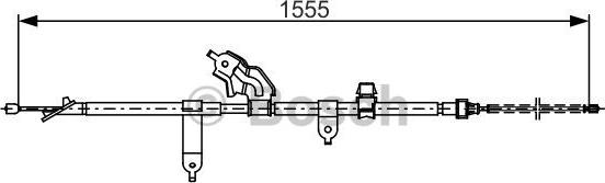 BOSCH 1 987 482 221 - Трос, гальмівна система autocars.com.ua