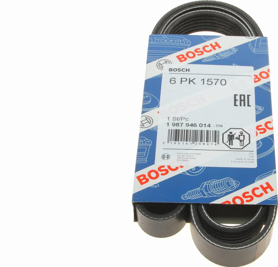 BOSCH 1987946014 - Поликлиновой ремінь autocars.com.ua