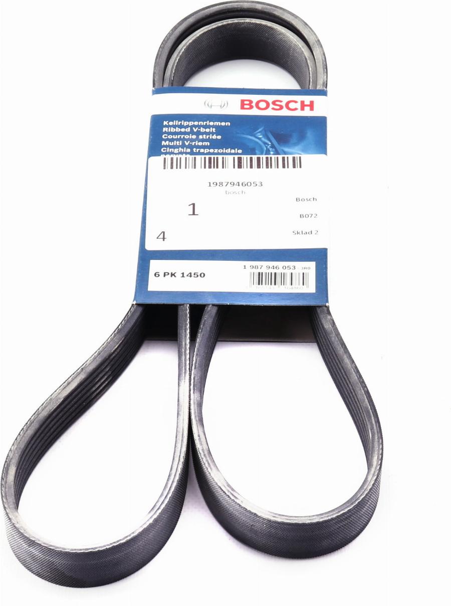 BOSCH 1 987 946 053 - Поликлиновой ремінь autocars.com.ua