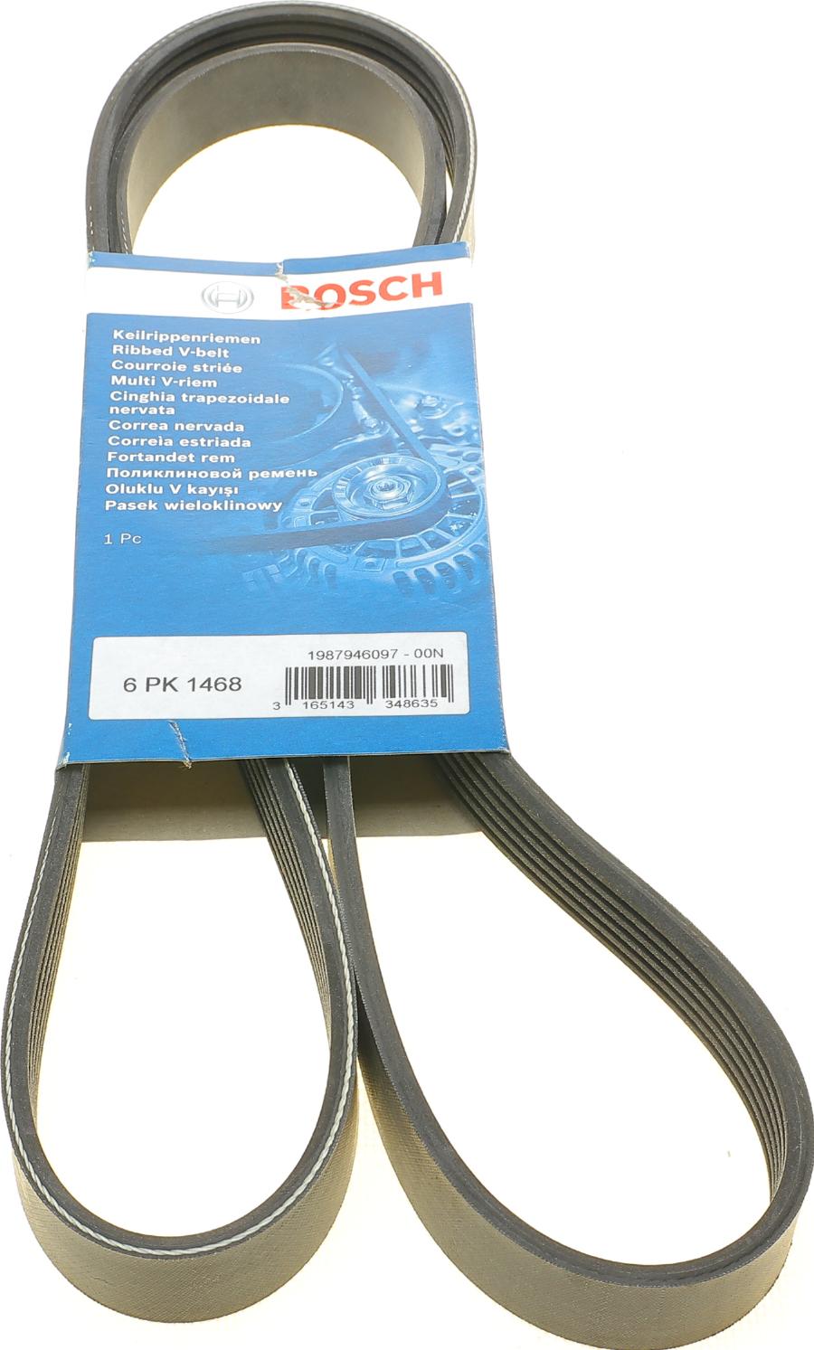 BOSCH 1 987 946 097 - Поликлиновой ремінь autocars.com.ua