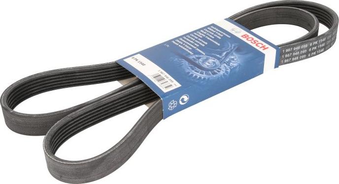 BOSCH 1 987 946 099 - Поликлиновой ремінь autocars.com.ua
