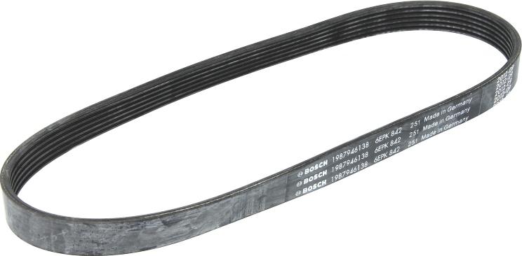 BOSCH 1 987 946 138 - Поликлиновой ремінь autocars.com.ua
