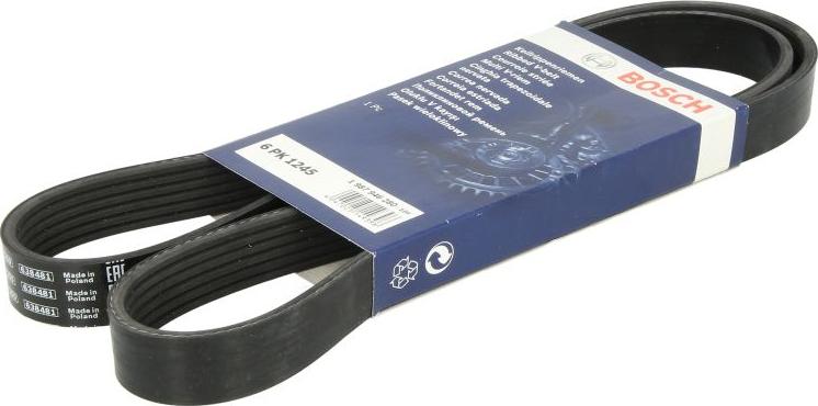 BOSCH 1 987 946 280 - Поликлиновой ремінь autocars.com.ua