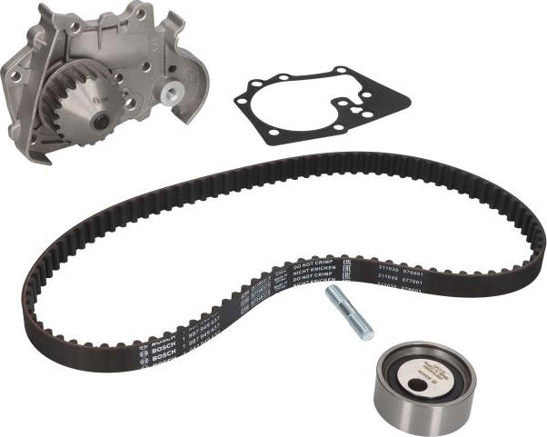 BOSCH 1 987 946 466 - Водяний насос + комплект зубчатого ременя autocars.com.ua