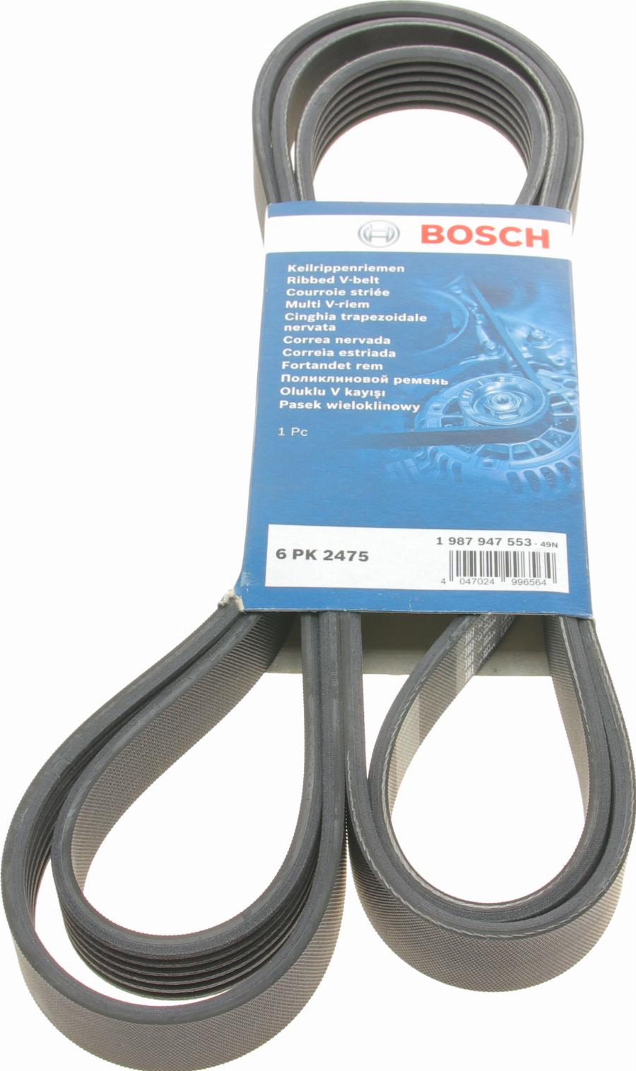 BOSCH 1 987 947 553 - Поликлиновой ремень avtokuzovplus.com.ua