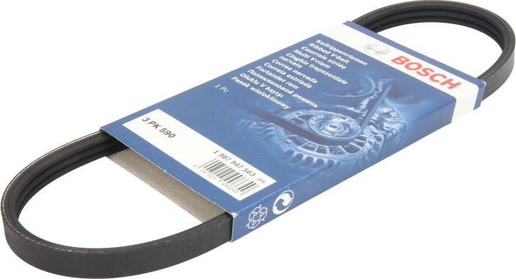 BOSCH 1 987 947 563 - Поликлиновой ремінь autocars.com.ua